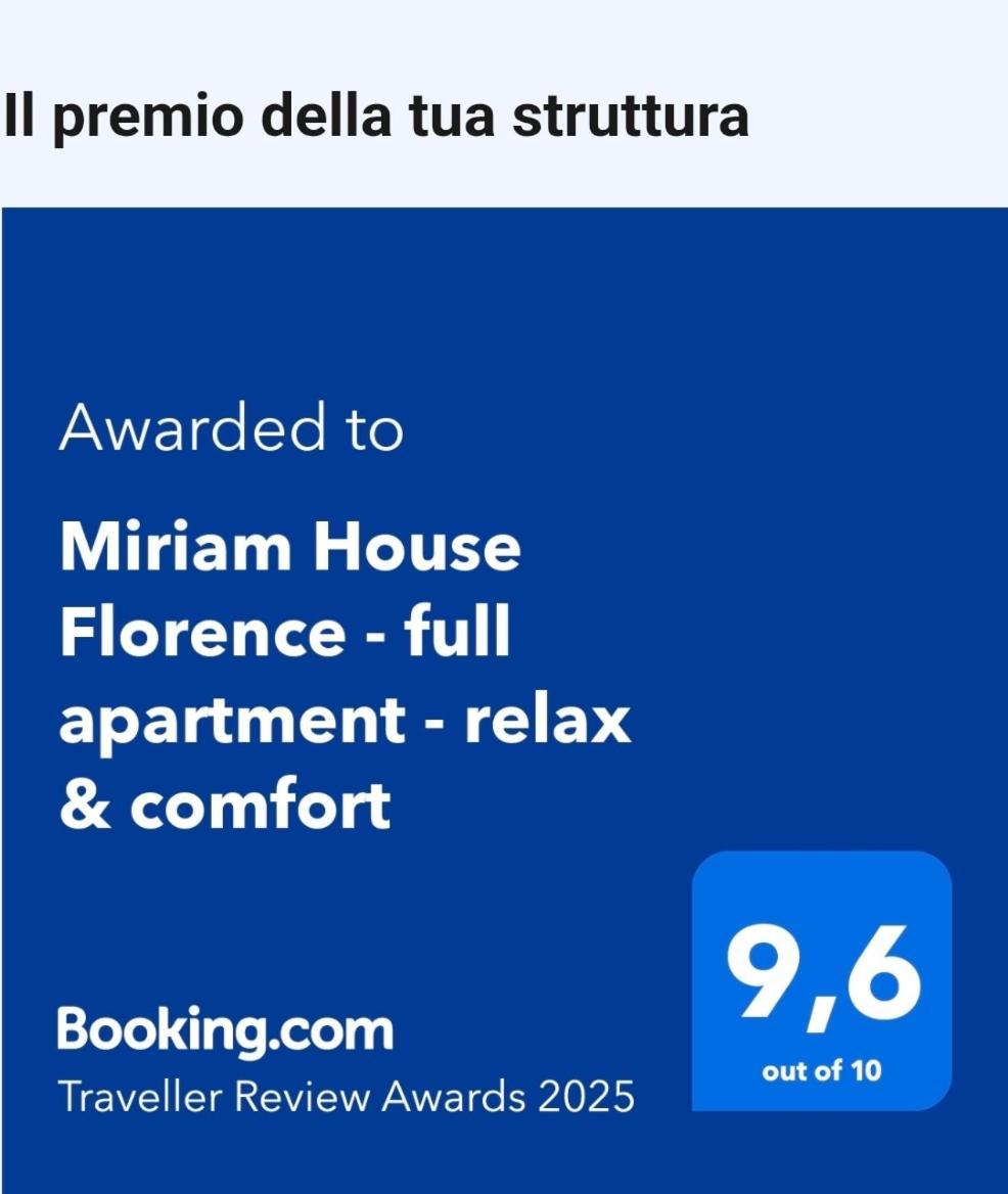Miriam House Florence - Full Apartment - Relax & Comfort ภายนอก รูปภาพ